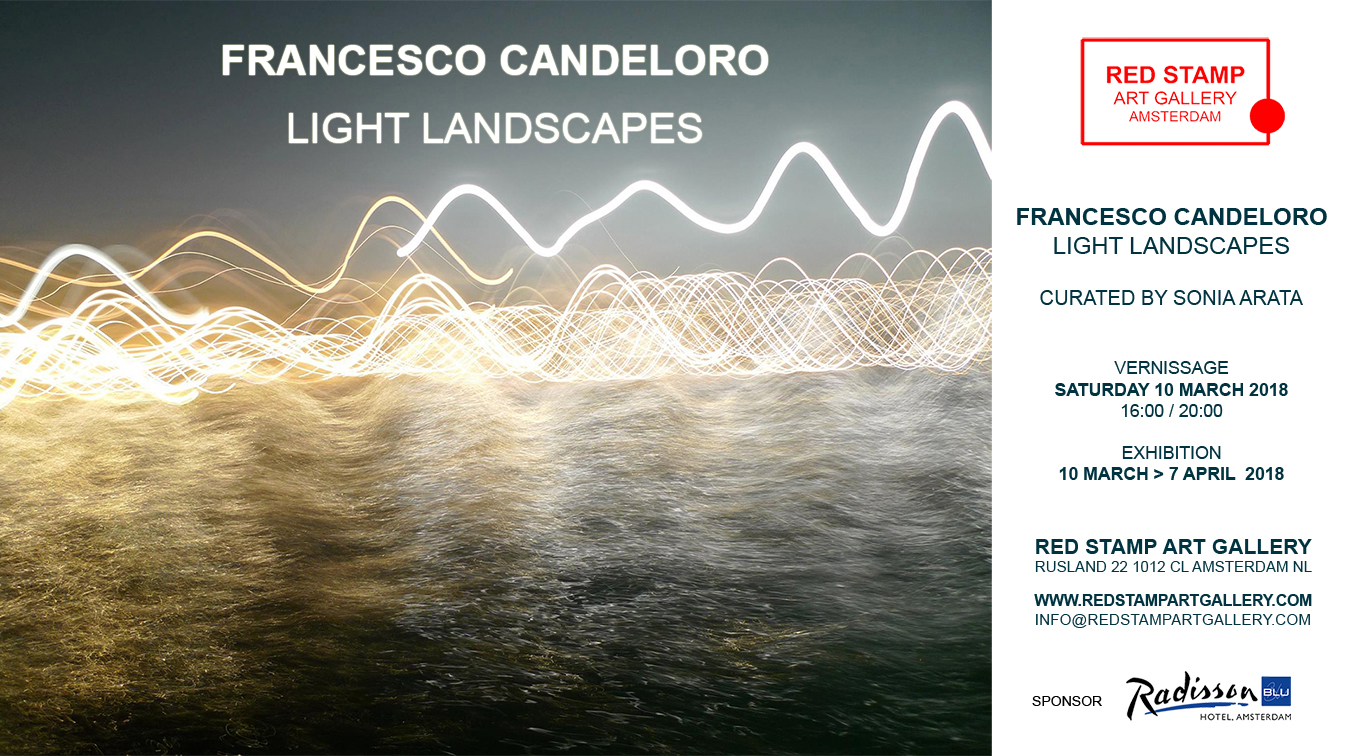 francesco candeloro,light landscapes,photography,photographic artworks,sonia arata,red stamp art gallery,amsterdam,radisson blu hotel